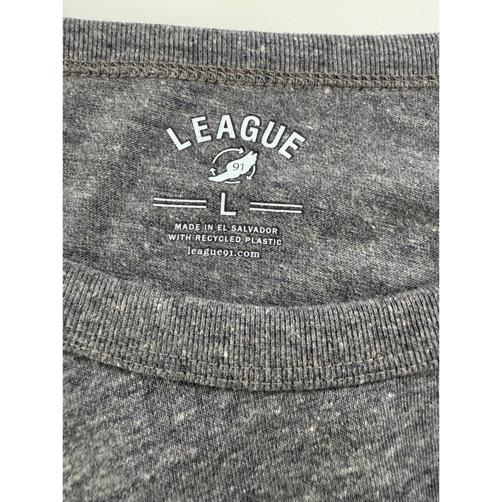 League Maryland Terrapins Long Sleeve‎ Tee Shirt Grey Mens Large New - Picture 2 of 9